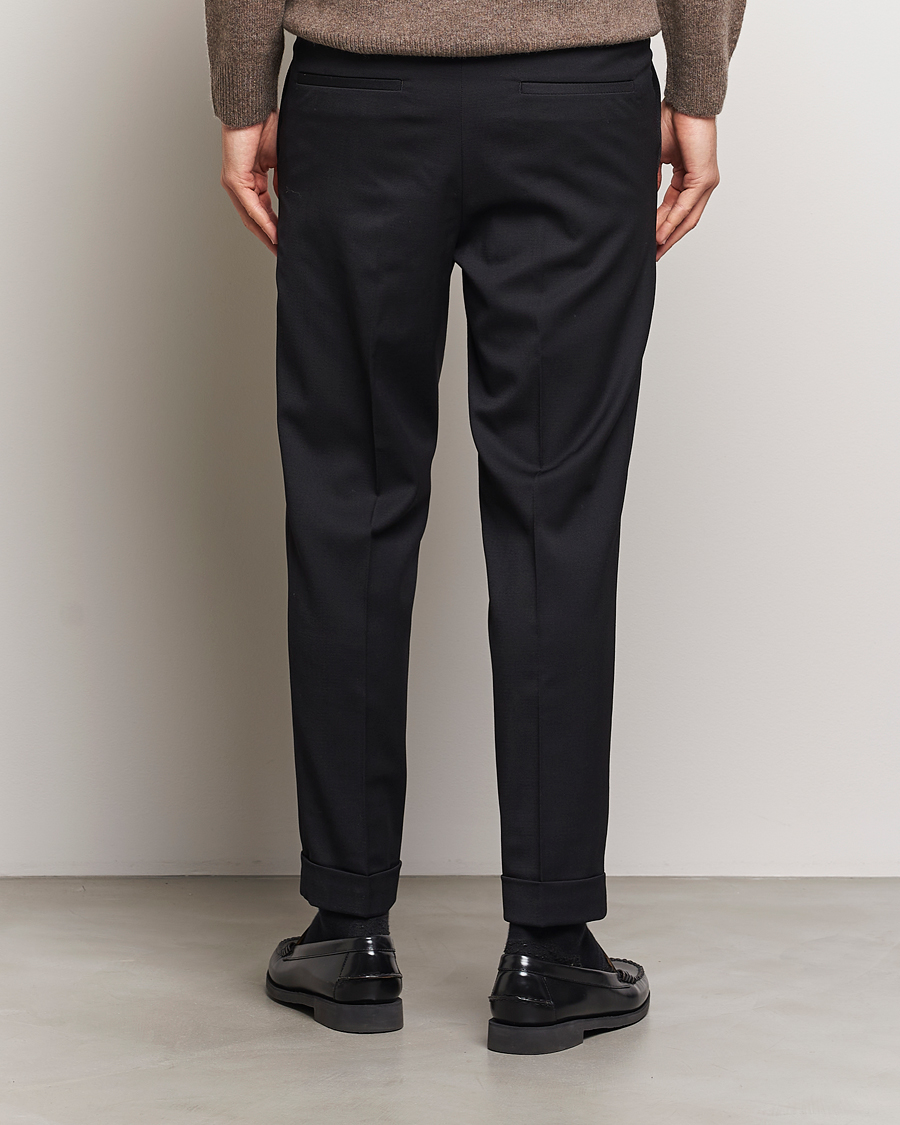 Heren | Broeken | Filippa K | Terry Cropped Trousers Black