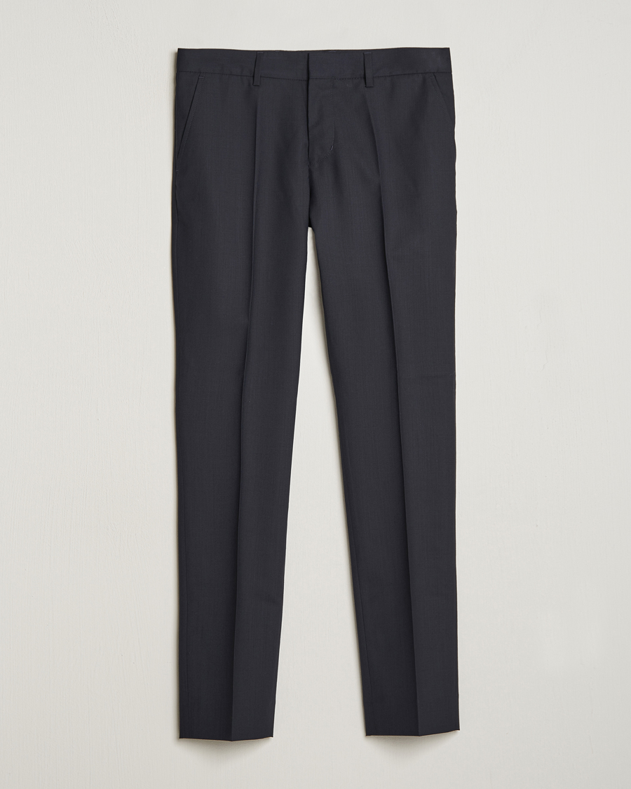 Heren |  | Filippa K | Liam Cool Wool Slacks Dark Navy