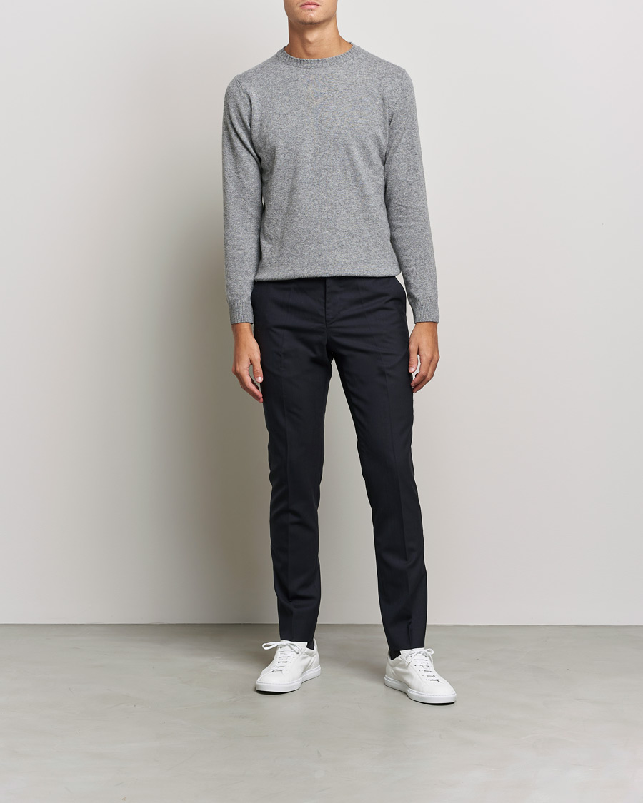 Heren | Broeken | Filippa K | Liam Cool Wool Slacks Dark Navy