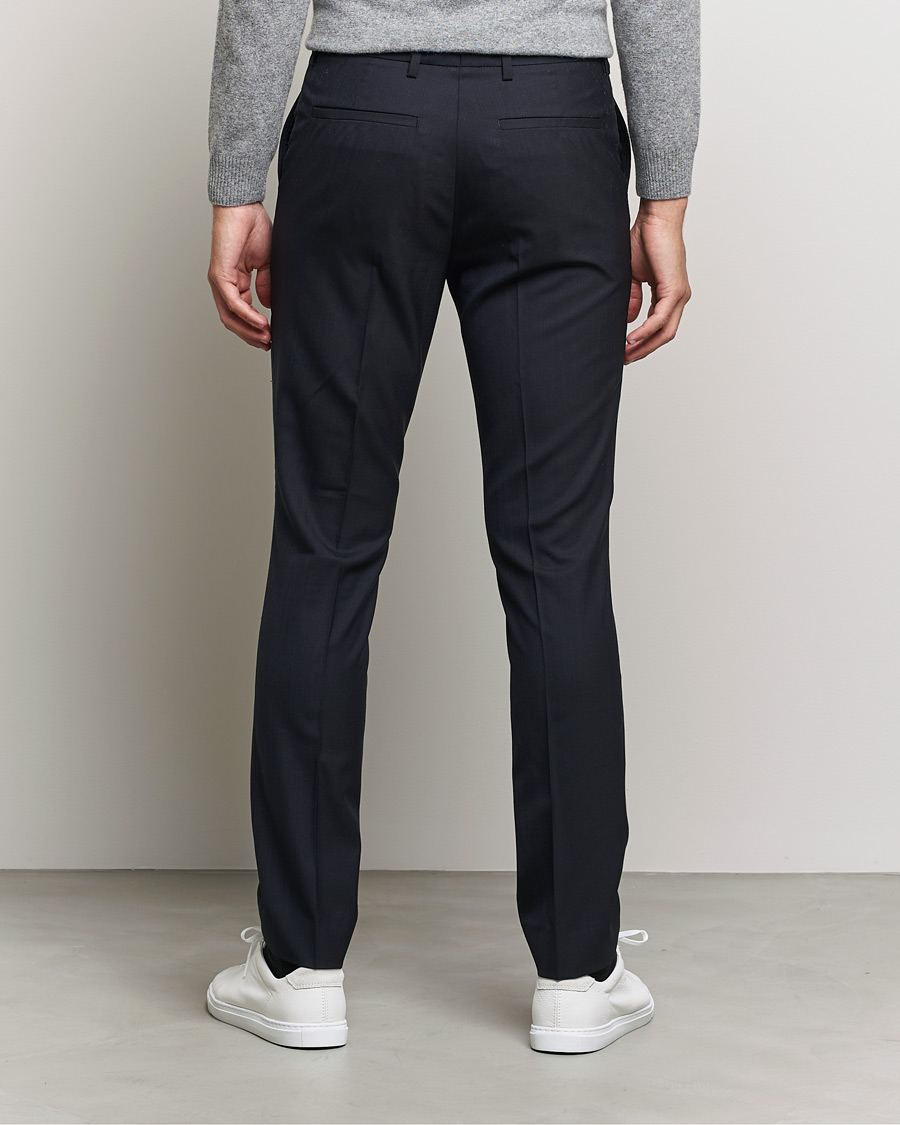 Heren | Broeken | Filippa K | Liam Cool Wool Slacks Dark Navy