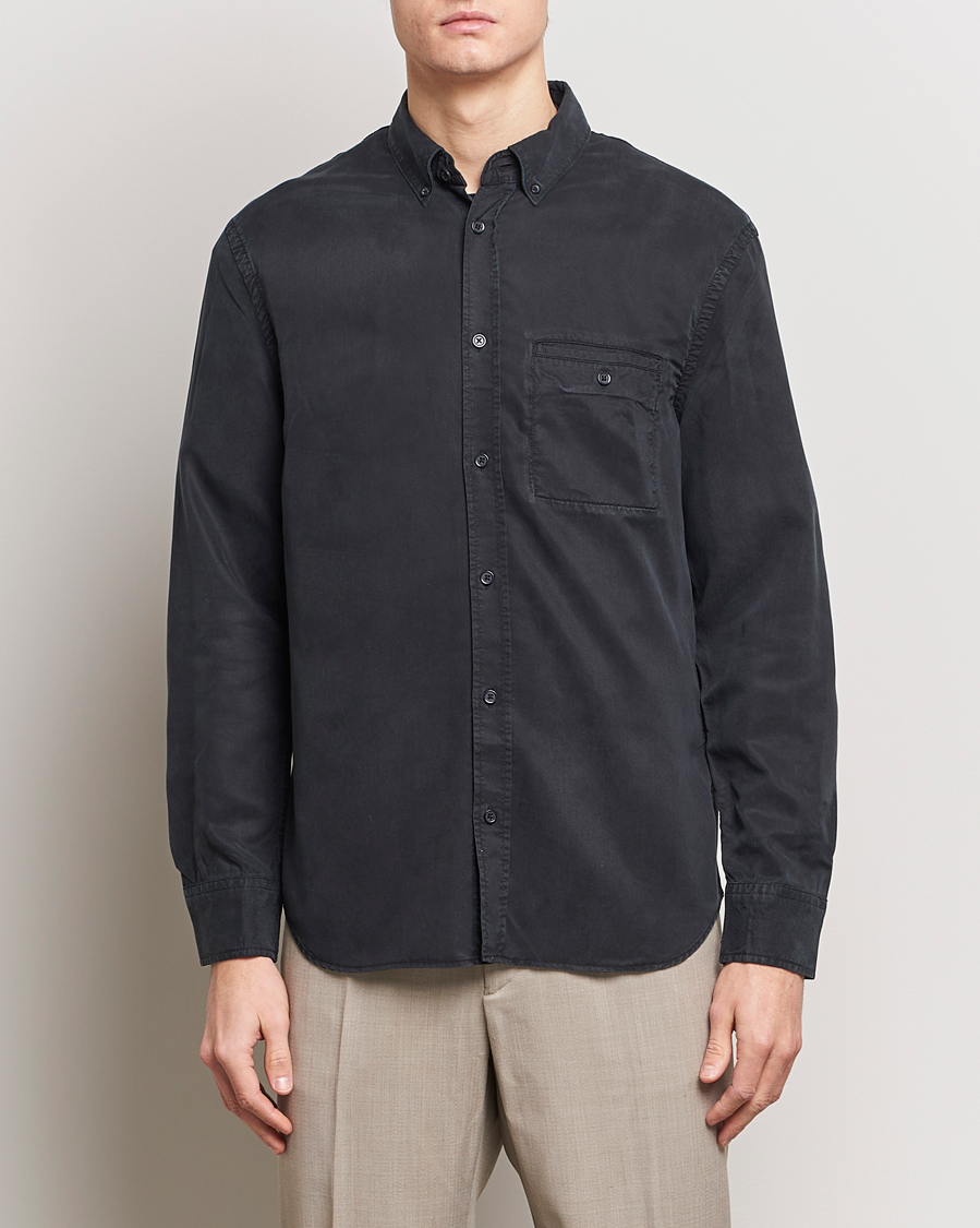 Heren |  | Filippa K | Zachary Tencel Shirt Almost Black