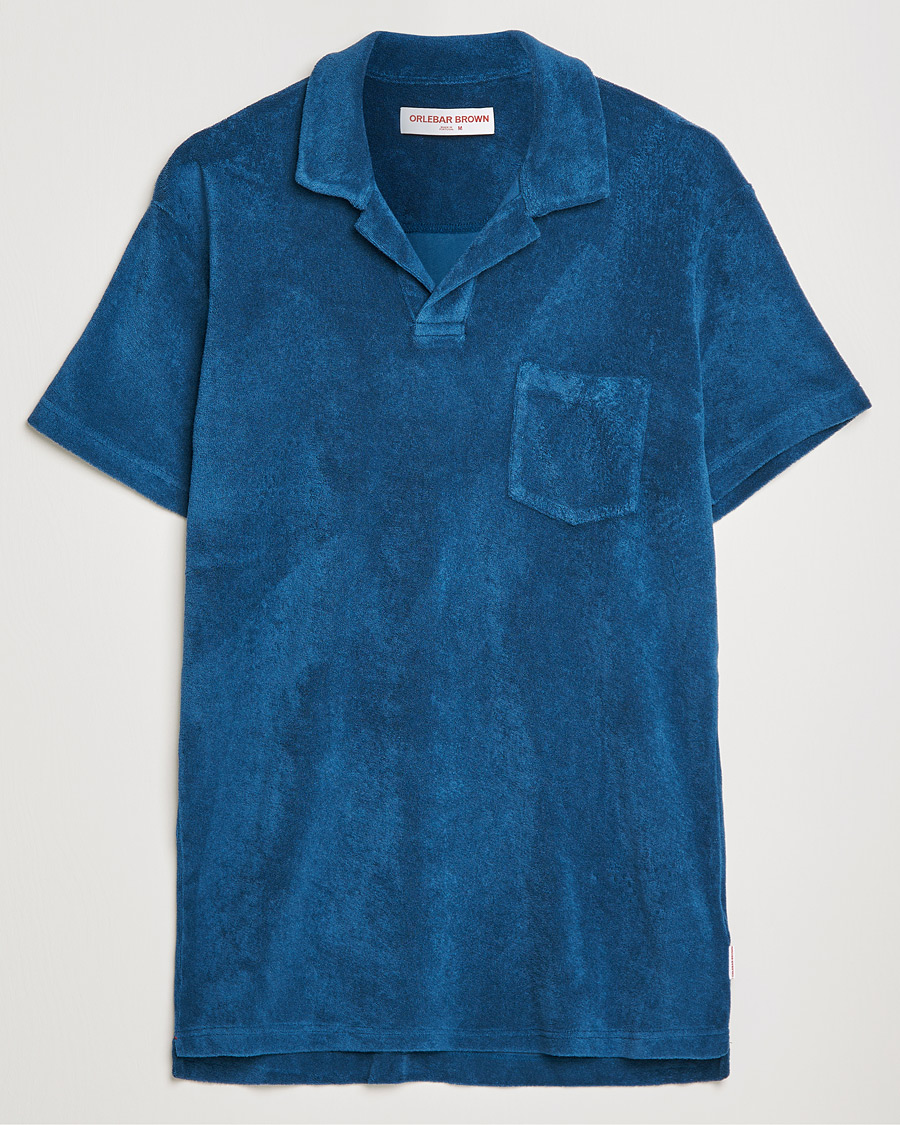 Heren | Polo's | Orlebar Brown | Terry Polo Oceanic Blue