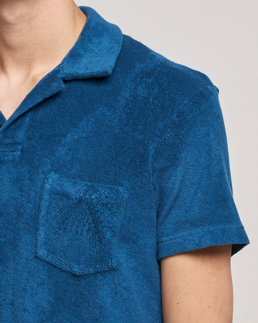 Heren | Polo's | Orlebar Brown | Terry Polo Oceanic Blue