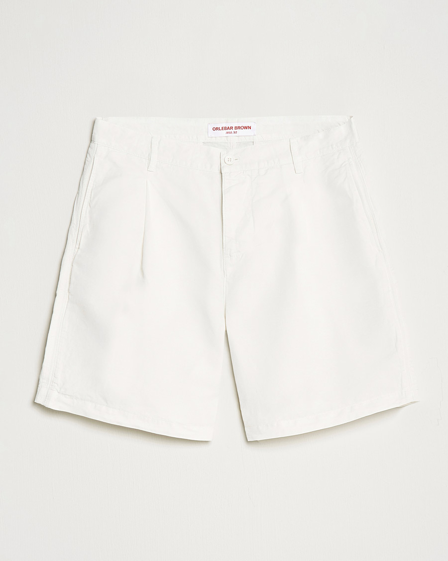 Heren | Korte broek | Orlebar Brown | Searose Linen/Cotton Shorts White Sand