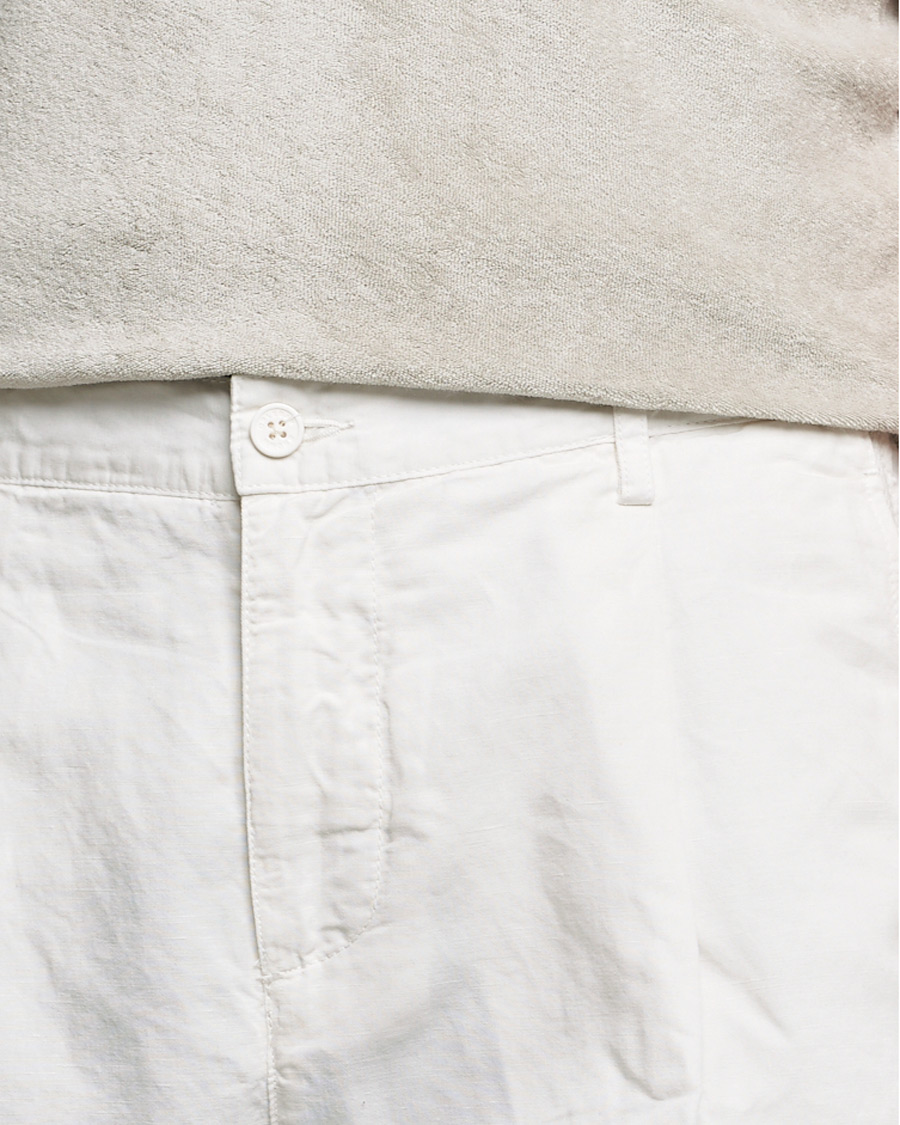 Heren | Broeken | Orlebar Brown | Dunmore Linen/Cotton Trousers White Sand
