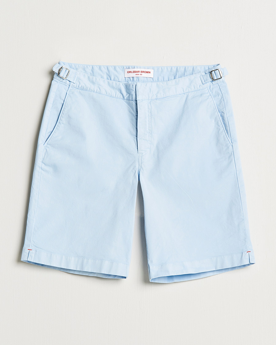 Heren | Korte broek | Orlebar Brown | Dane Cotton Twill Shorts Ice Blue