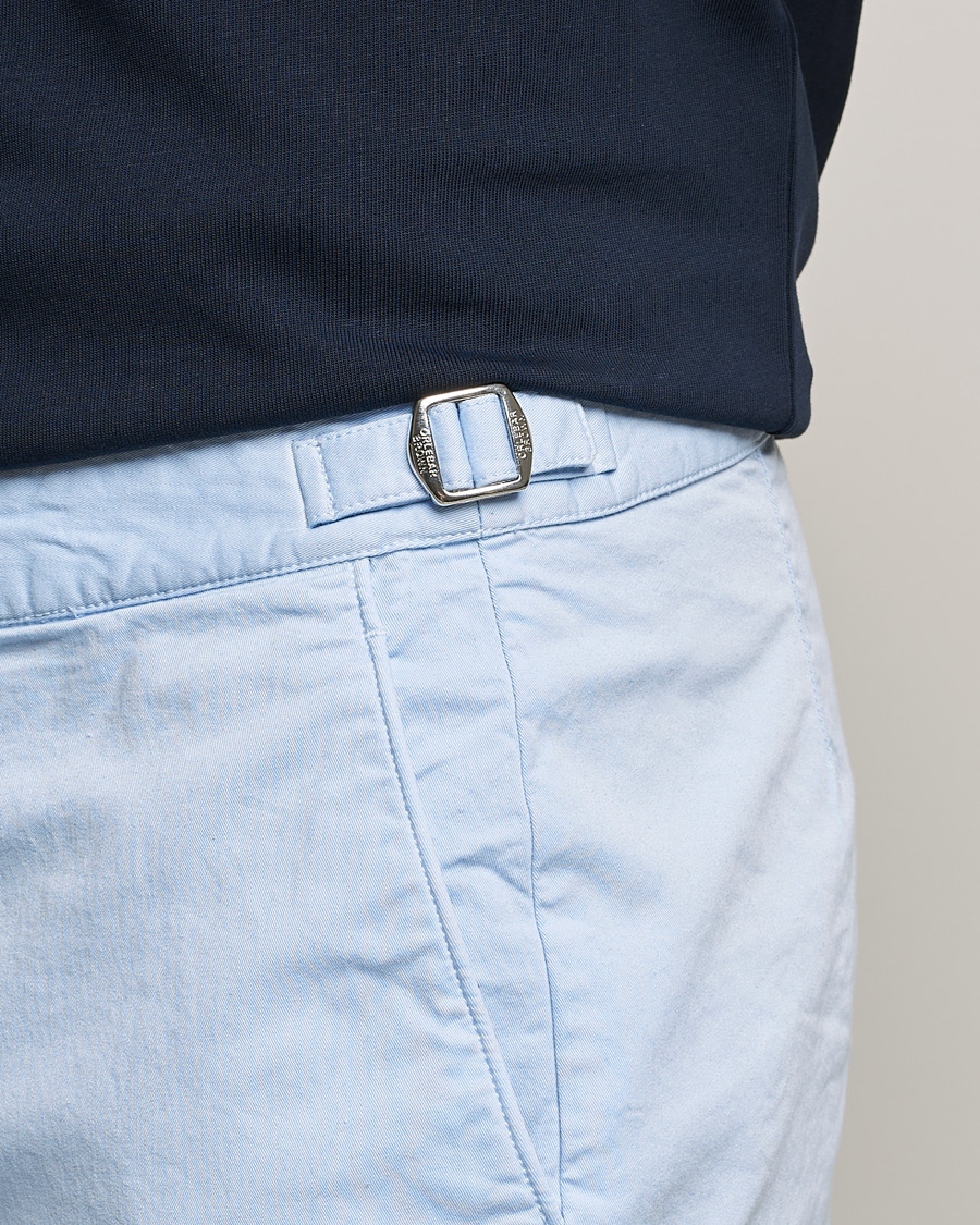 Heren | Korte broek | Orlebar Brown | Dane Cotton Twill Shorts Ice Blue