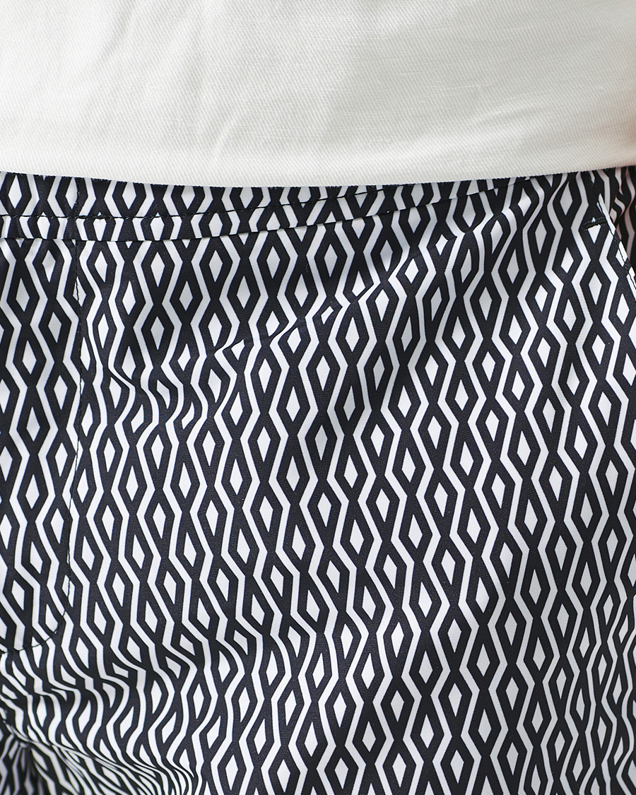 Heren | Zwembroek | Orlebar Brown | Bulldog Alado Printed Swimshorts Night Iris/White