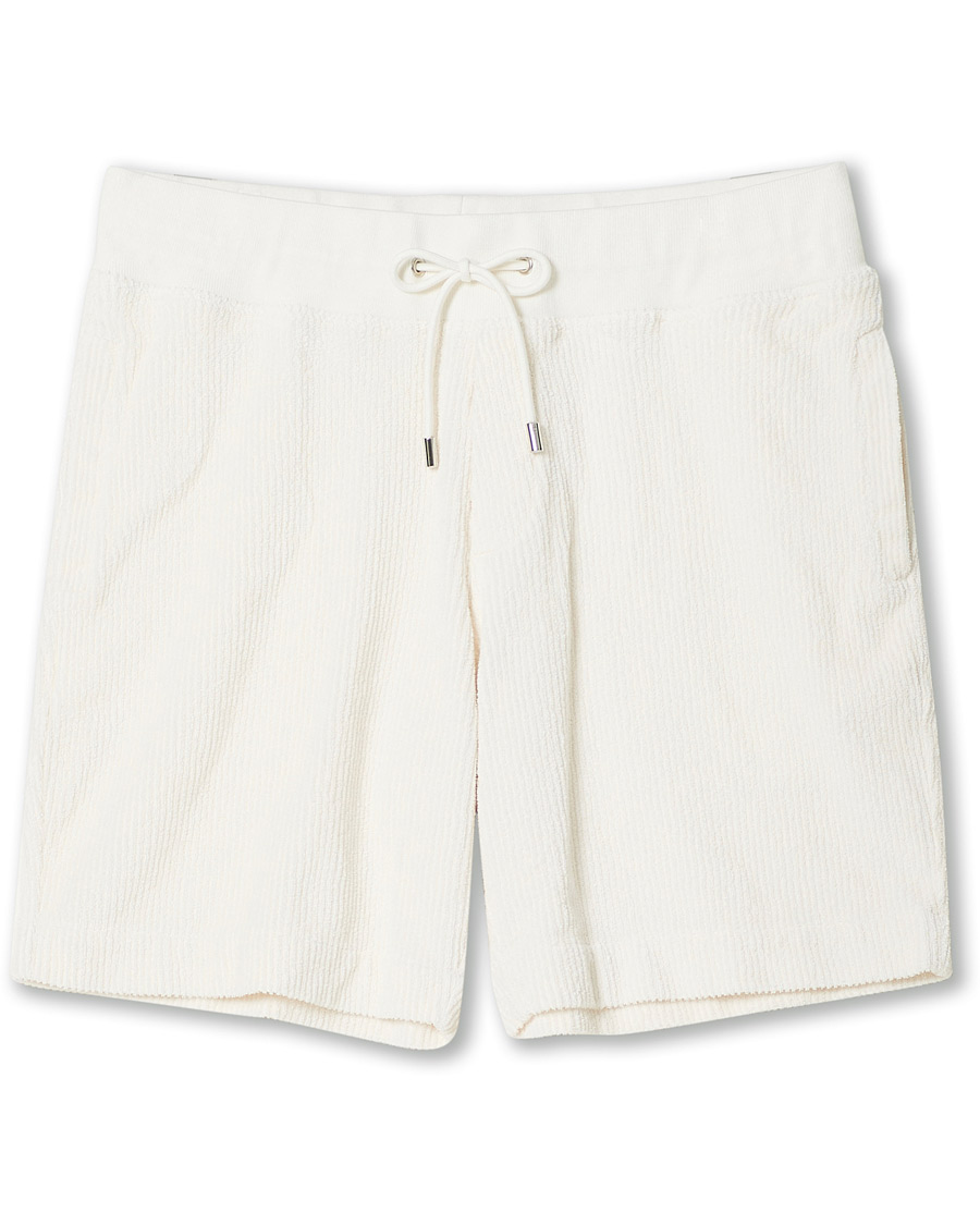 Heren | Korte broek | Orlebar Brown | Afador DN Towelling Racked Shorts White Sand