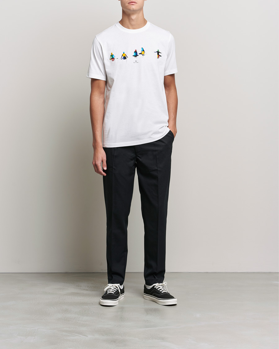 Heren | T-shirts | PS Paul Smith | Kayaks Organic Cotton Tee White
