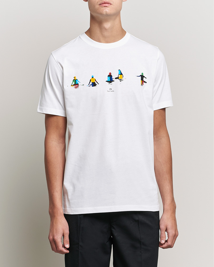 Heren | T-shirts | PS Paul Smith | Kayaks Organic Cotton Tee White