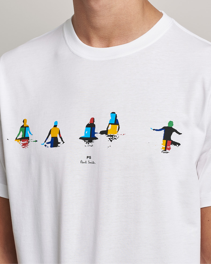 Heren | T-shirts | PS Paul Smith | Kayaks Organic Cotton Tee White