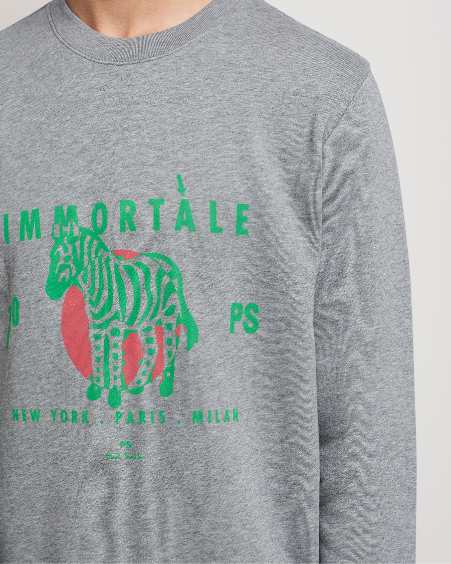 Heren | Truien | PS Paul Smith | Immortale Organic Cotton Sweatshirt Grey