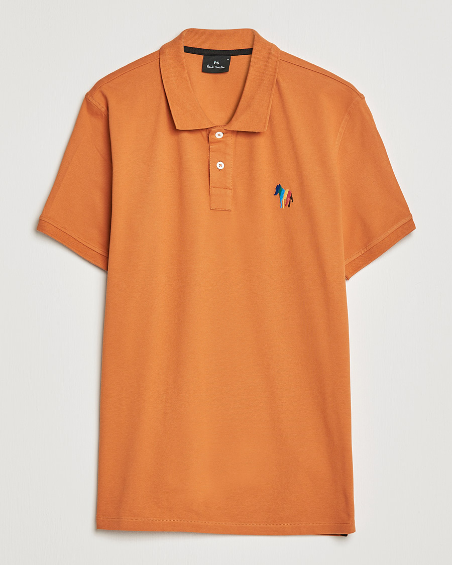 Heren | Polo's | PS Paul Smith | Regular Fit Zebra Polo Oranges