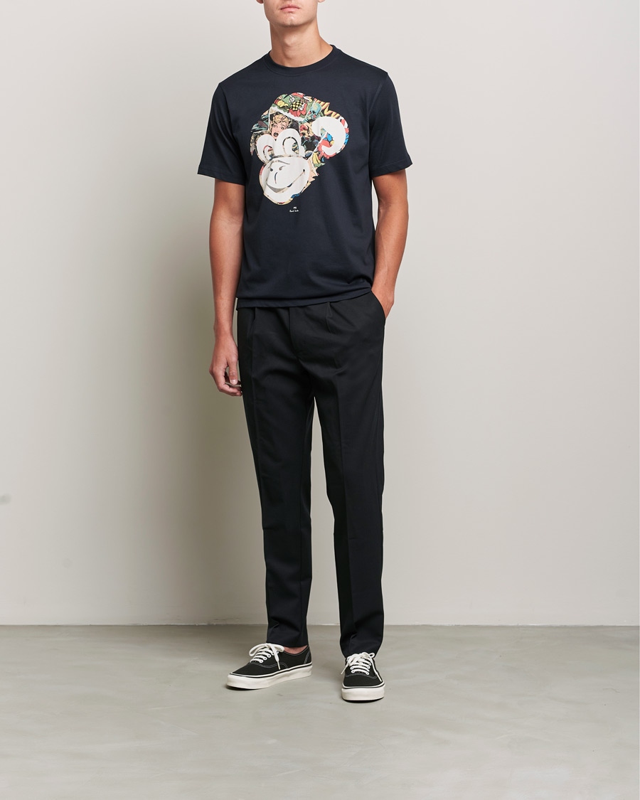 Heren | T-shirts | PS Paul Smith | Monkey Tee Black