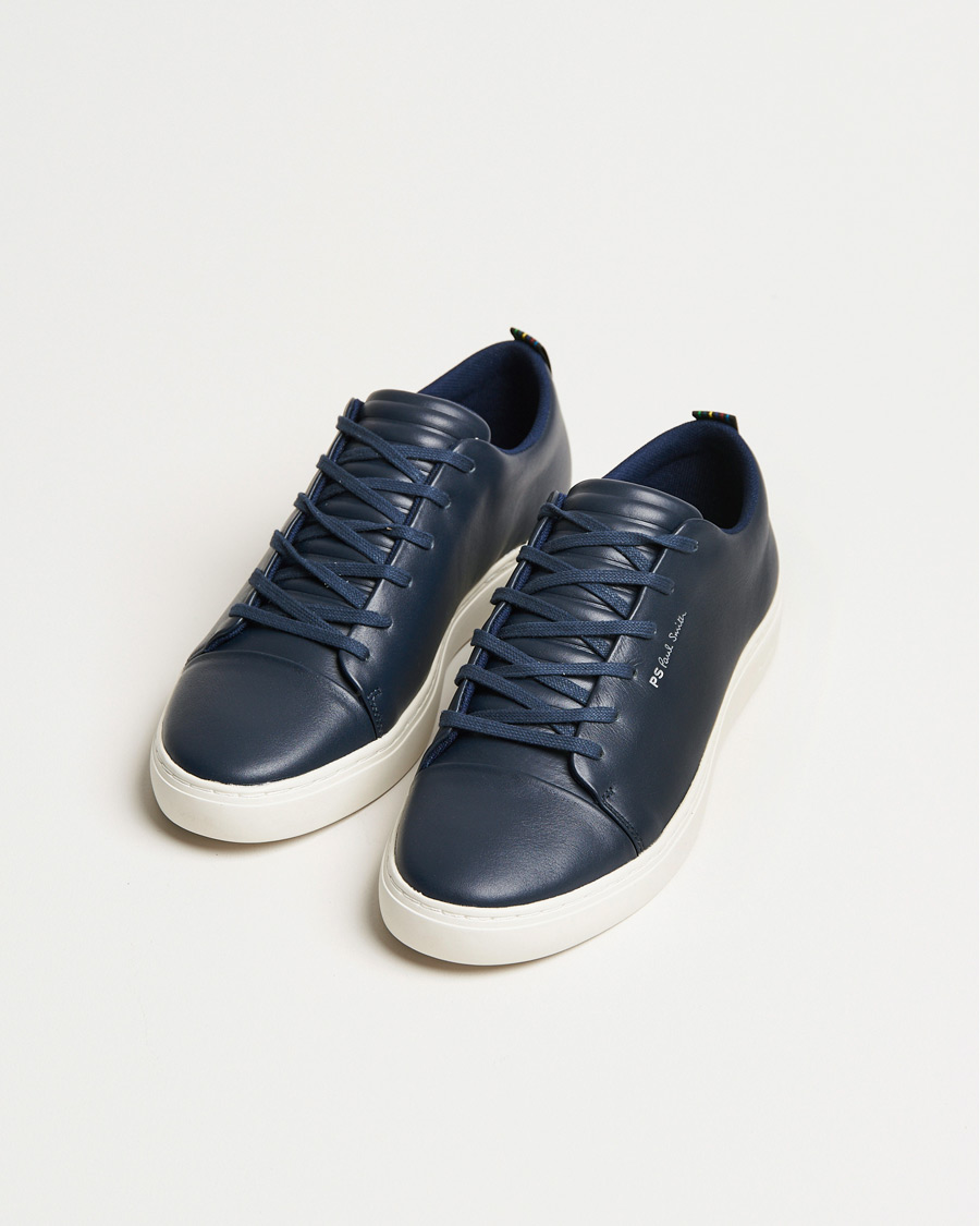 Heren | Sneakers | PS Paul Smith | Lee Cap Toe Leather Sneaker Navy