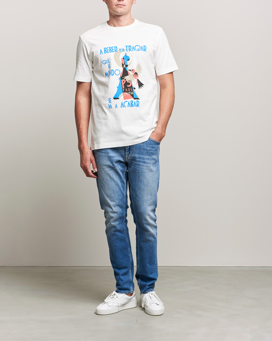 Heren | T-shirts | PS Paul Smith | Beber Regular Fit Tee White