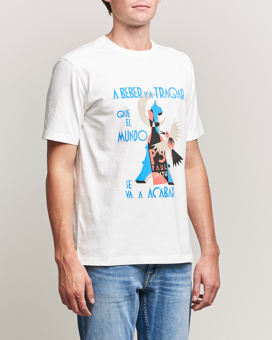 Heren | T-shirts | PS Paul Smith | Beber Regular Fit Tee White
