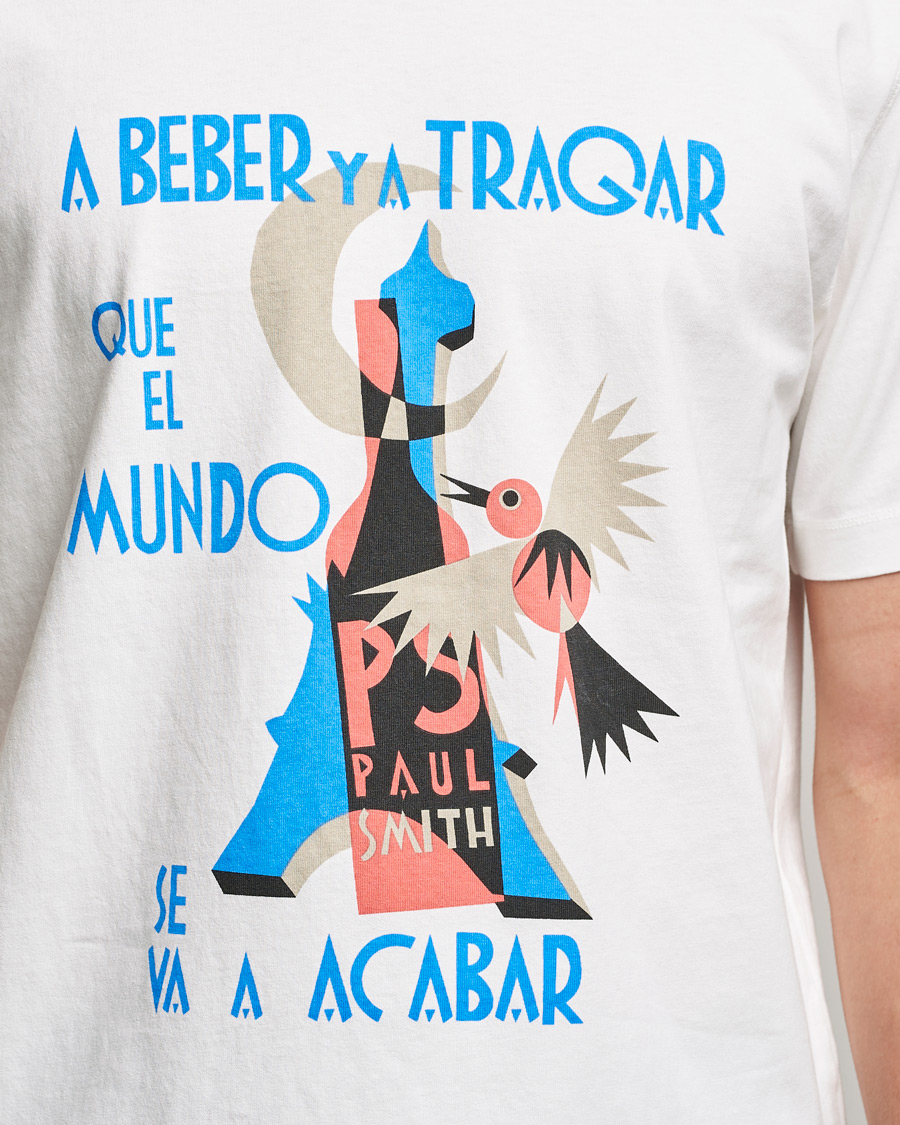 Heren | T-shirts | PS Paul Smith | Beber Regular Fit Tee White