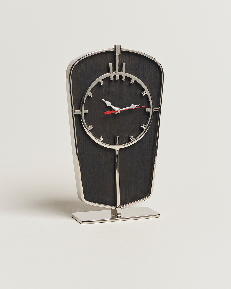 Heren | Decoratie | Authentic Models | Art Deco Desk Clock Silver