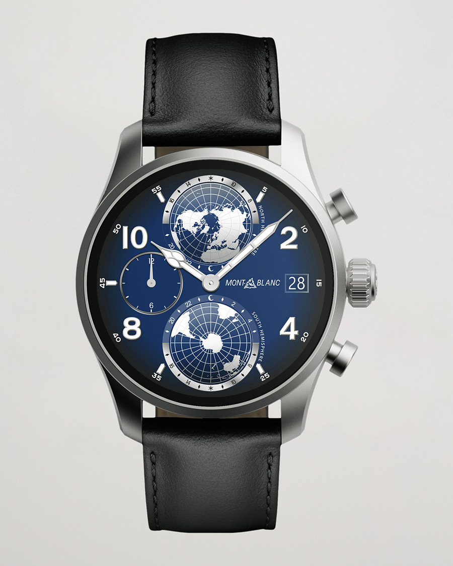 Heren | Lederen band | Montblanc | Summit 3 Smartwatch Grey