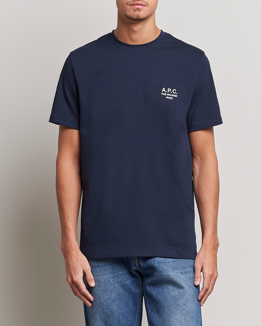 Heren | Afdelingen | A.P.C. | Raymond T-Shirt Navy