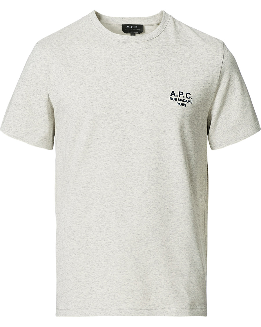 Heren | T-shirts | A.P.C. | Raymond T-Shirt Heather Grey