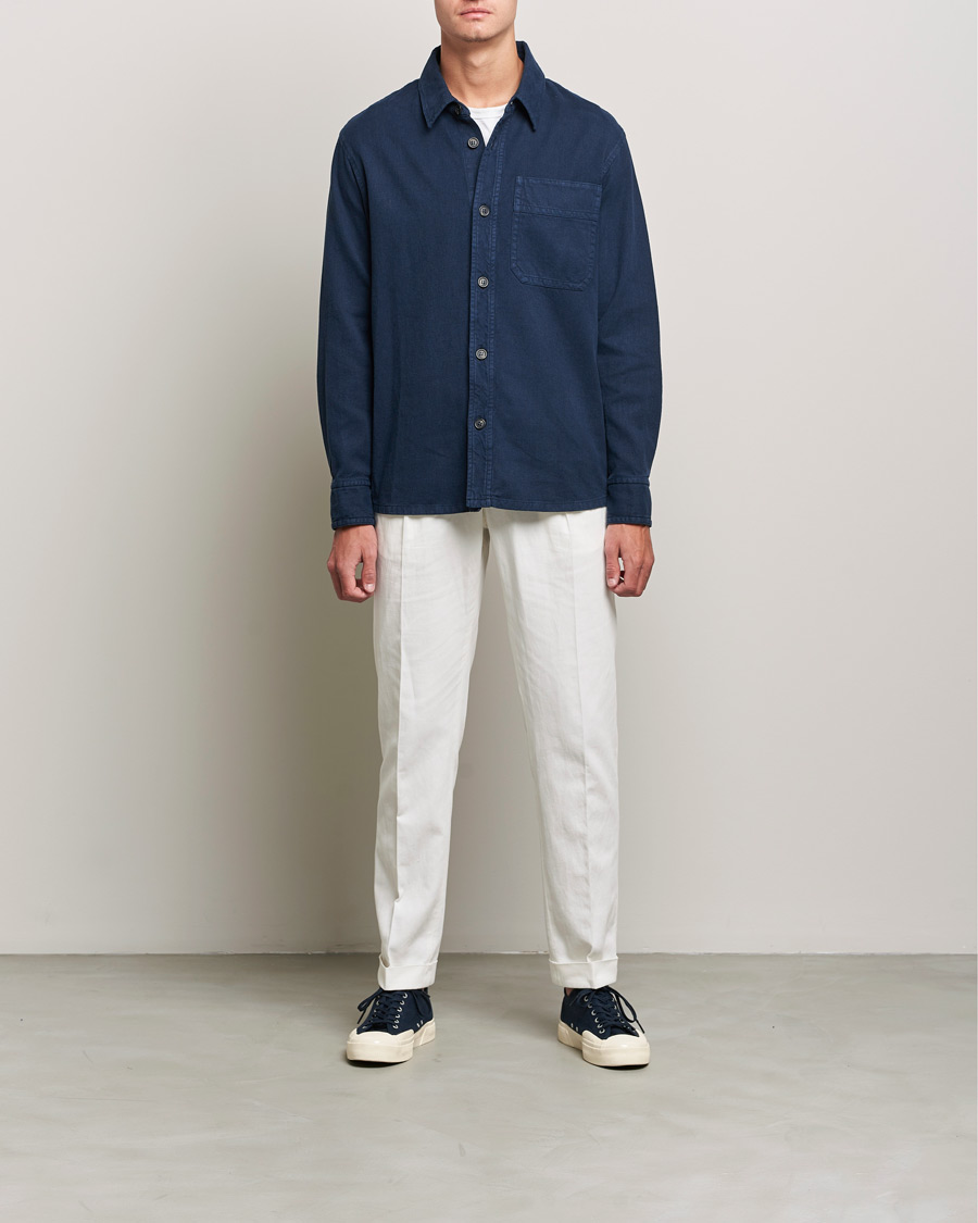 Heren | Overhemden | A.P.C. | Basile Overshirt Navy