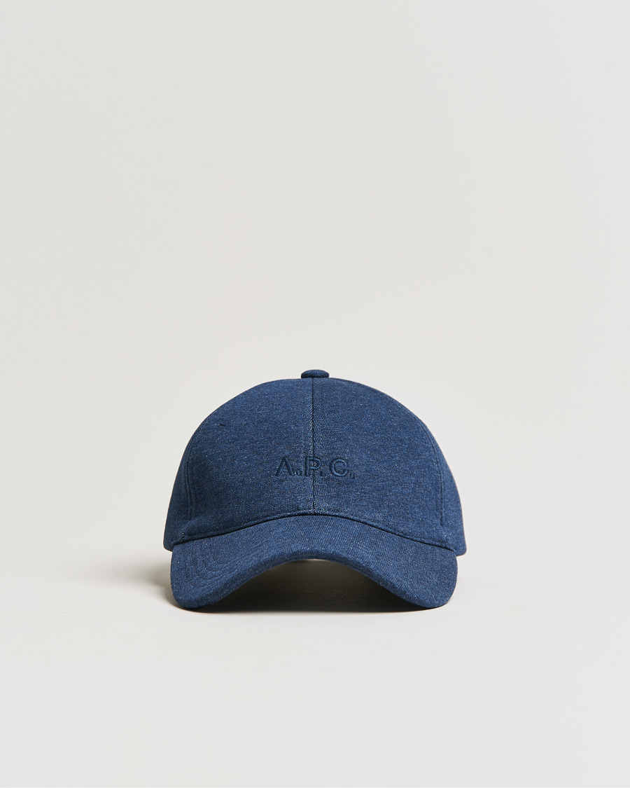 Heren | A.P.C. Charlie Baseball Cap Marine | A.P.C. | Charlie Baseball Cap Marine