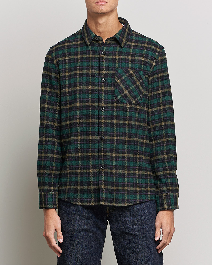 Heren | Overhemden | A.P.C. | Trek Overshirt Navy Check