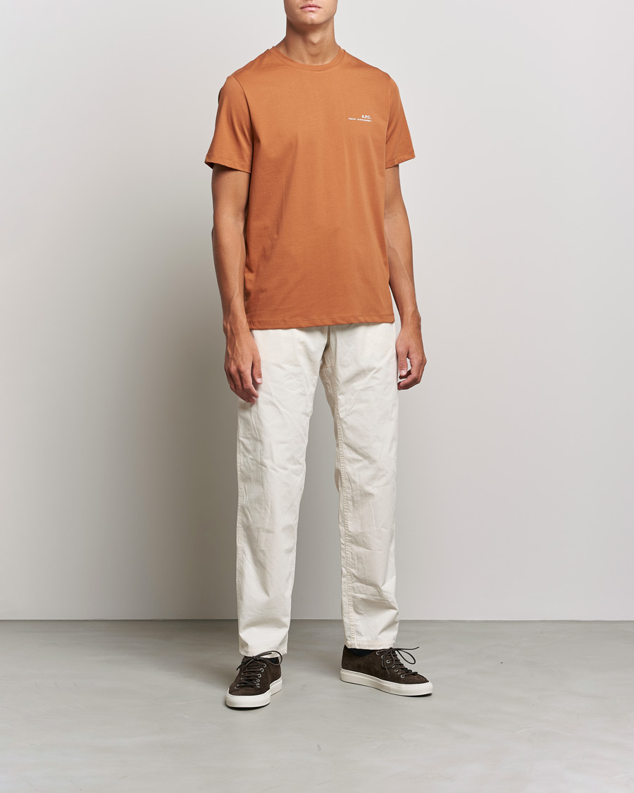 Heren | T-shirts | A.P.C. | Item Short Sleeve T-Shirt Terracotta