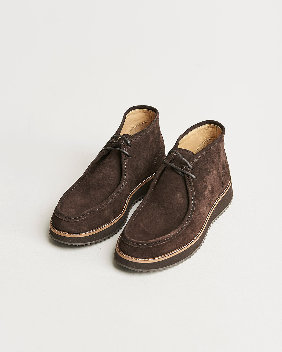 Heren | A.P.C. Desert Boots Dark Brown Suede | A.P.C. | Desert Boots Dark Brown Suede
