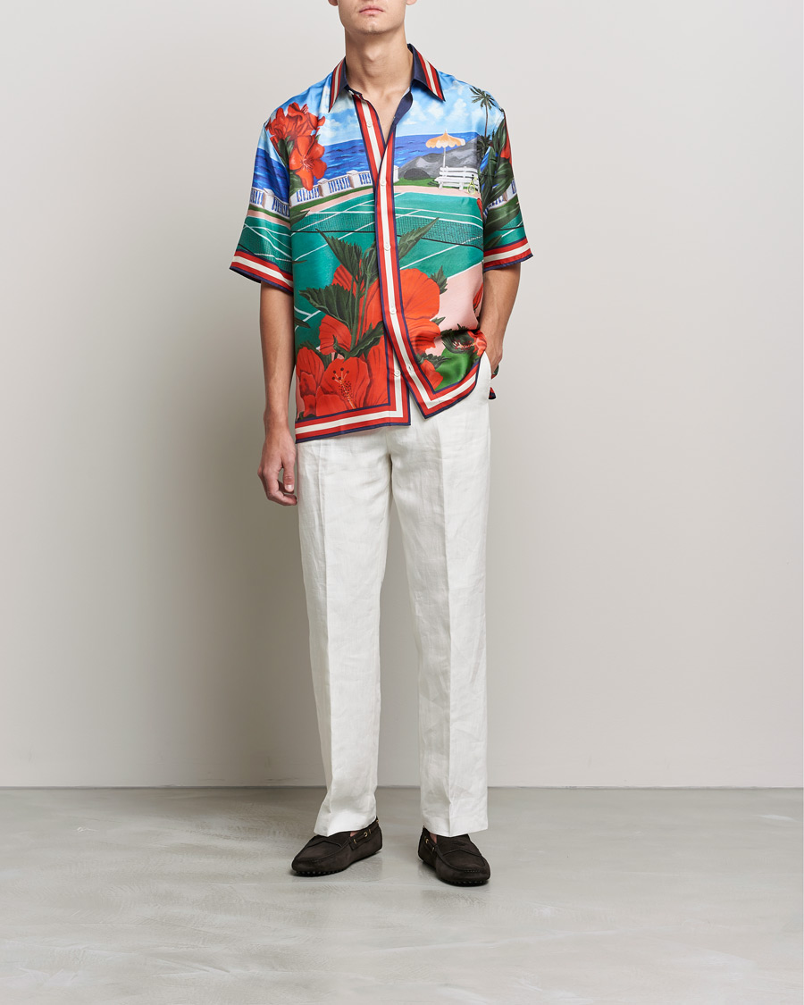 Heren | Overhemden | GANT | Relaxed Scenery Short Sleeve Shirt Multi