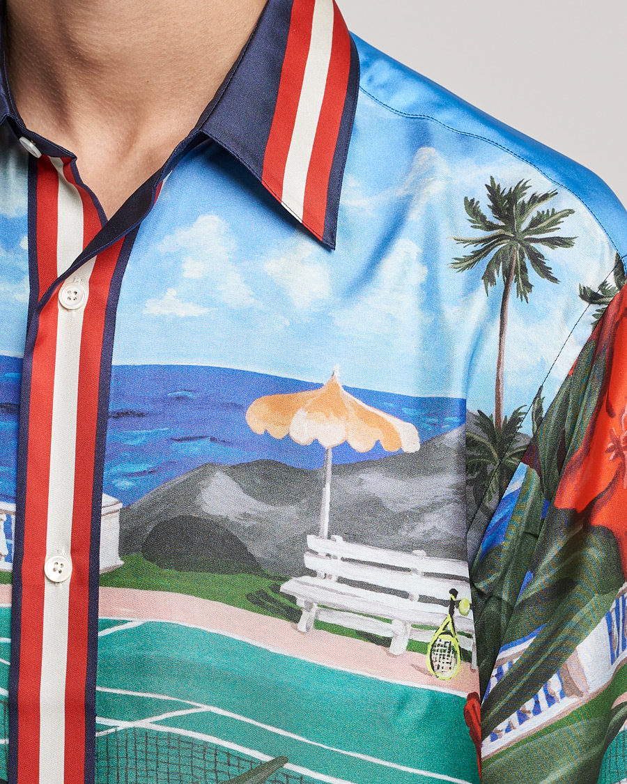 Heren | Overhemden | GANT | Relaxed Scenery Short Sleeve Shirt Multi