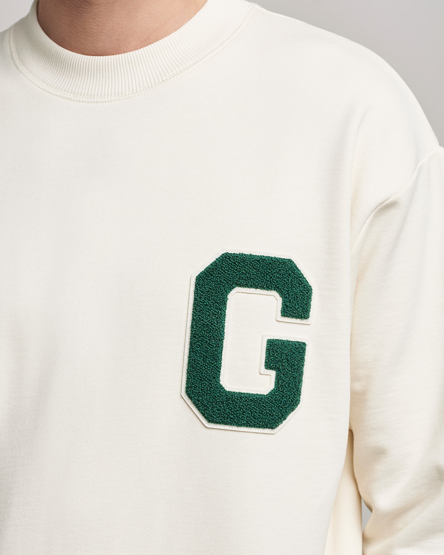 Heren | Truien | GANT | College G Crew Neck Sweatshirt Creme