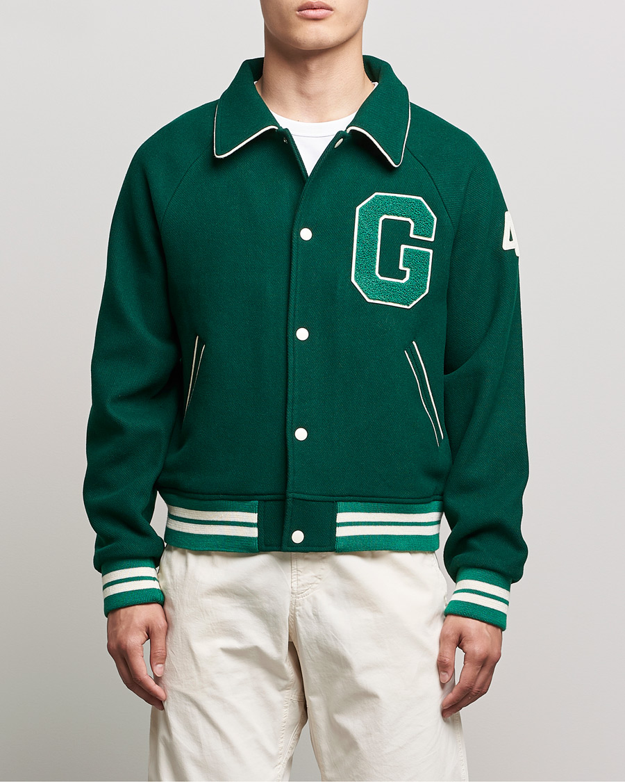 Heren | Jassen | GANT | College G Varisty Jacket Forest Green