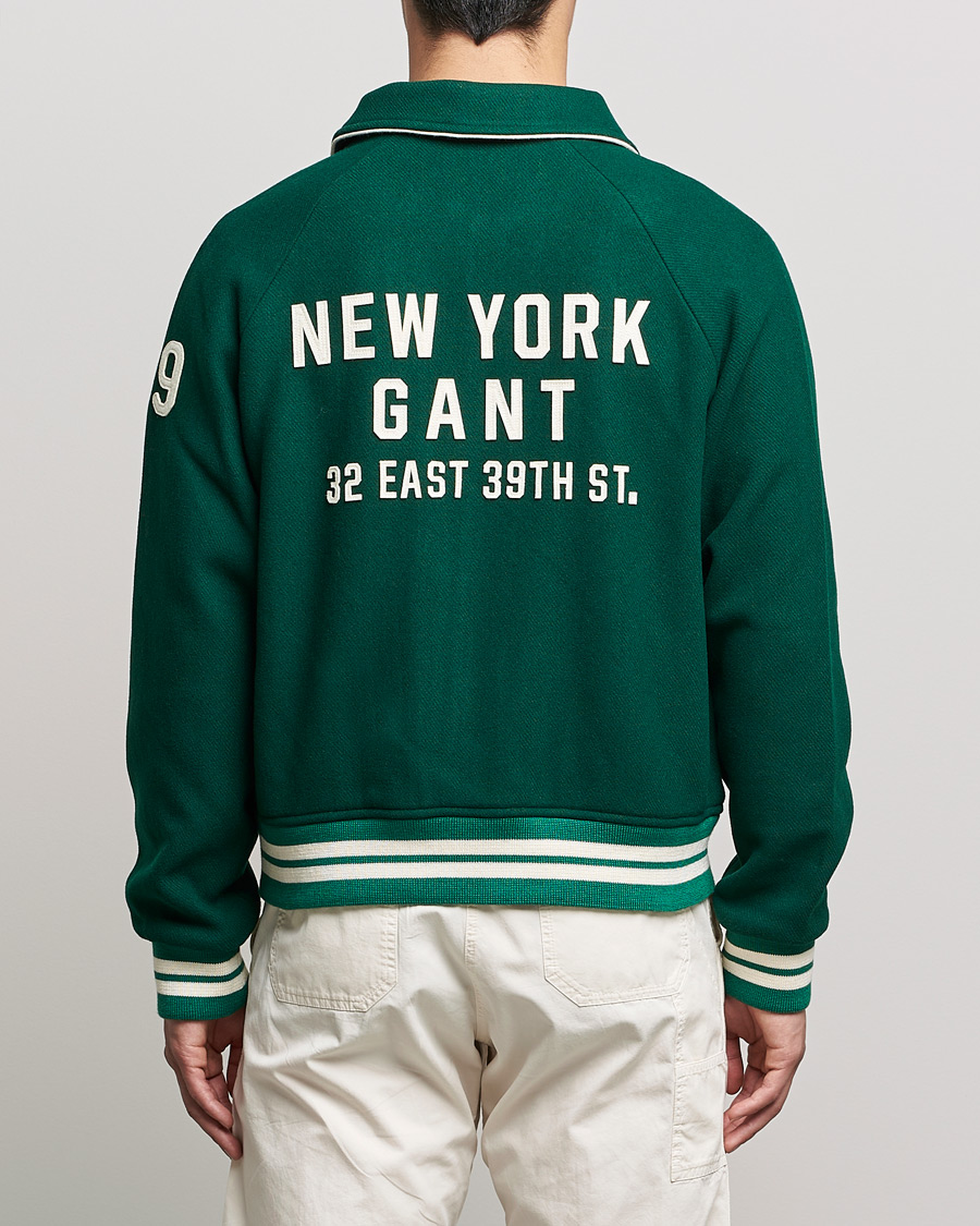Heren | Jassen | GANT | College G Varisty Jacket Forest Green