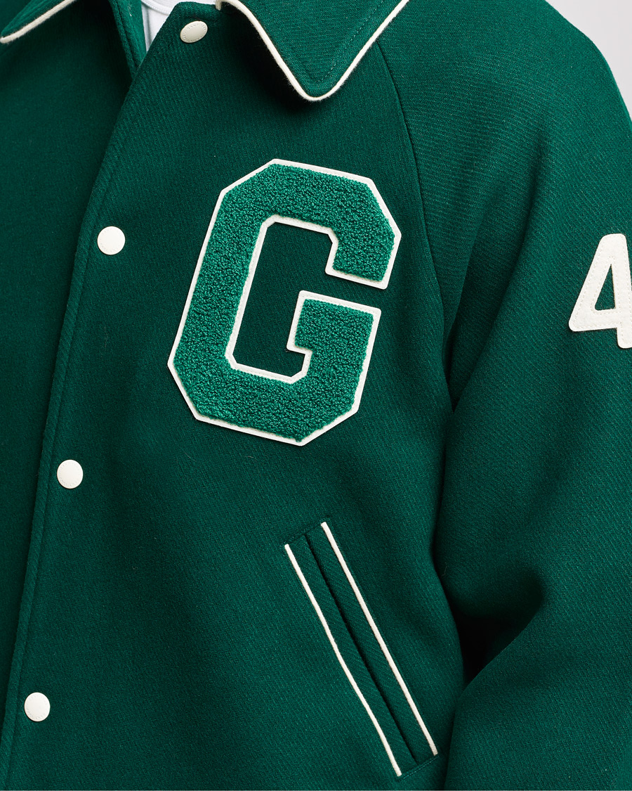 Heren | Jassen | GANT | College G Varisty Jacket Forest Green