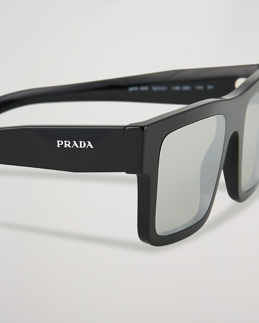 Heren | Vierkante frame zonnebrillen | Prada Eyewear | 0PR 19WS Sunglasses Black