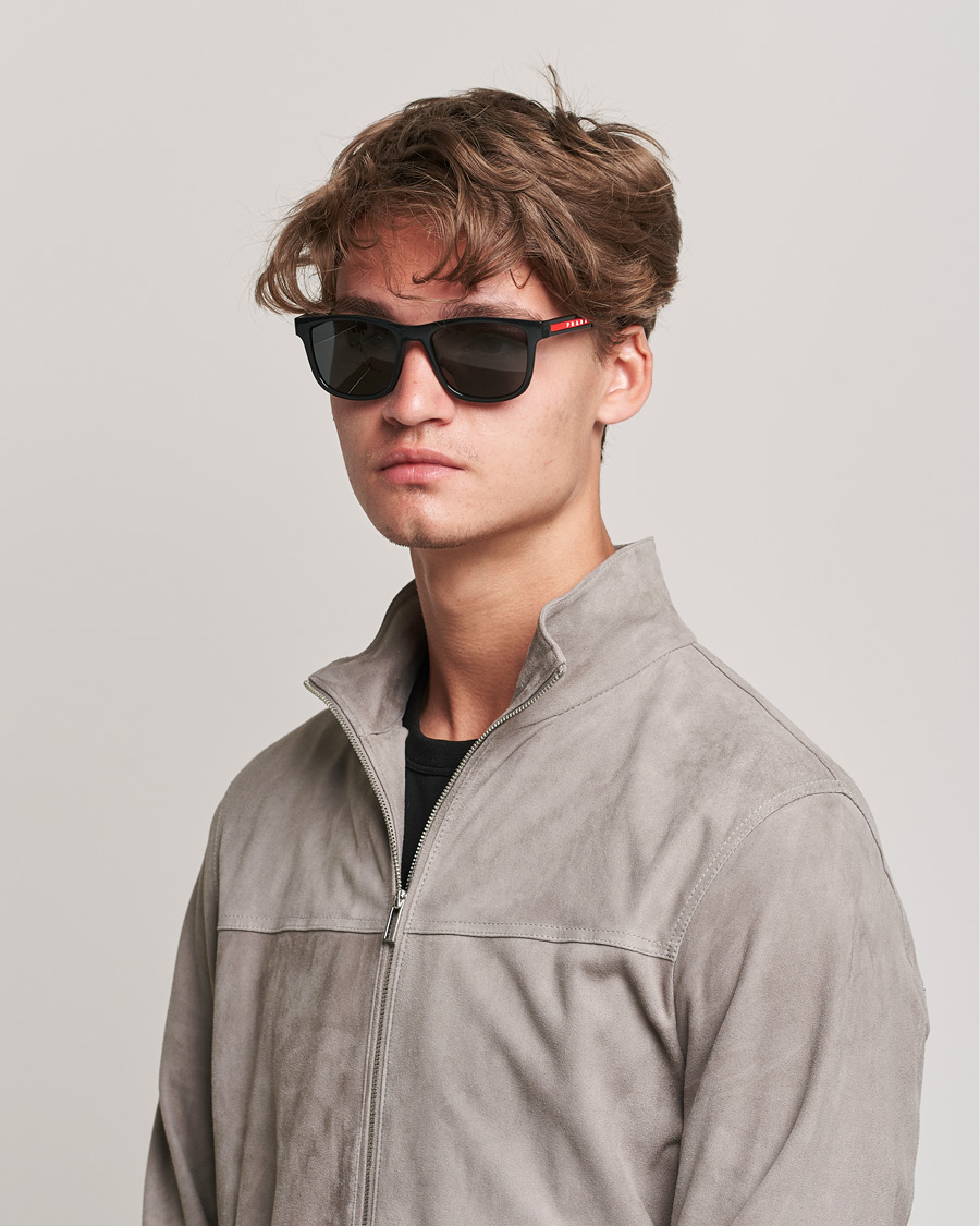 Heren | D-frame zonnebrillen | Prada Linea Rossa | 0PS 04XS Sunglasses Black