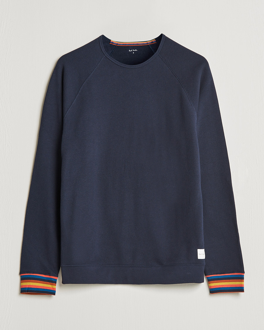 Heren | Paul Smith Long Sleeve Cotton Top Navy | Paul Smith | Long Sleeve Cotton Top Navy