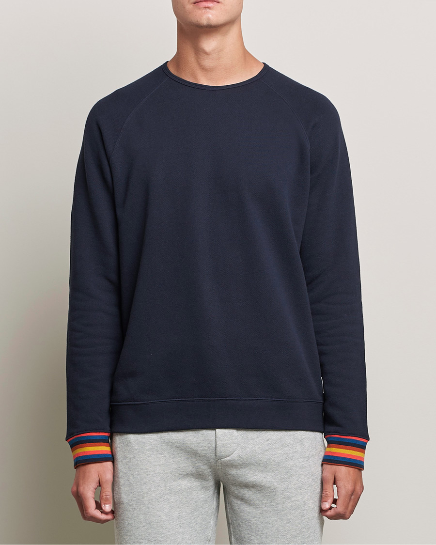 Heren | Paul Smith Long Sleeve Cotton Top Navy | Paul Smith | Long Sleeve Cotton Top Navy