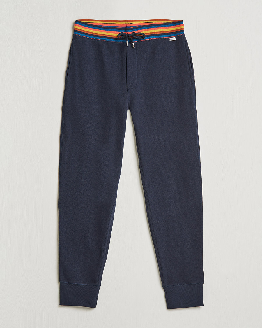 Heren | Paul Smith Bright Stripe Sweat Pant Navy | Paul Smith | Bright Stripe Sweat Pant Navy