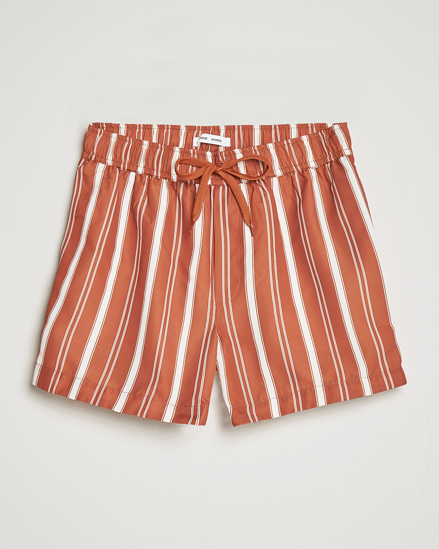 Heren | Zwembroek | Samsøe Samsøe | Samsøe & Samsøe Mason Swimshorts Bombay Brown