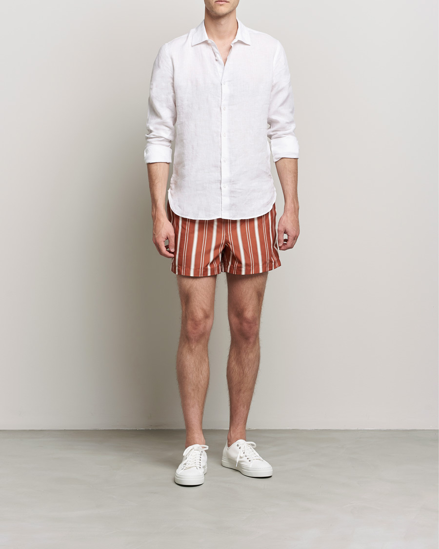 Heren | Zwembroek | Samsøe Samsøe | Samsøe & Samsøe Mason Swimshorts Bombay Brown