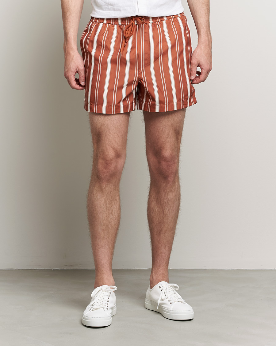 Heren | Zwembroek | Samsøe Samsøe | Samsøe & Samsøe Mason Swimshorts Bombay Brown