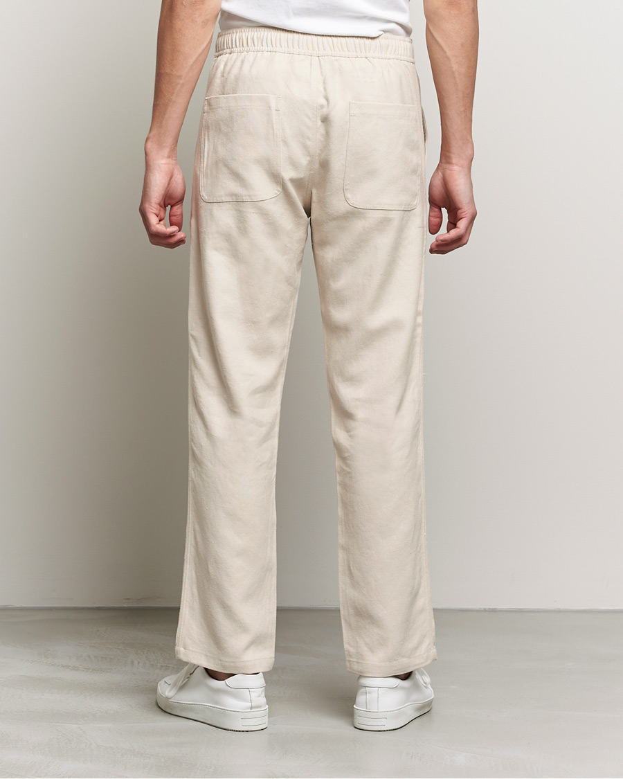 Heren | Broeken | Samsøe Samsøe | Samsøe & Samsøe Jabaria Organic Cotton Trousers Oatmeal