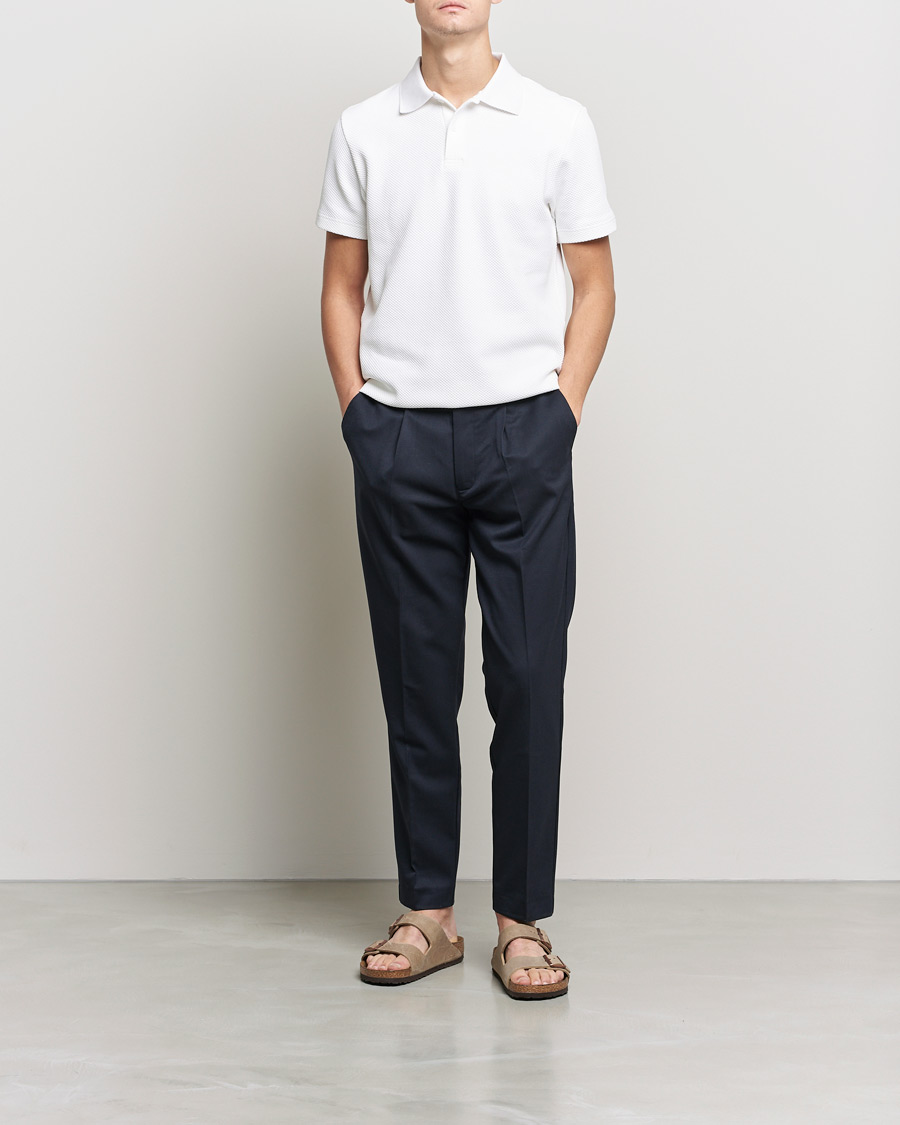 Heren | Polo's | Samsøe Samsøe | Samsøe & Samsøe Taranto Organic Cotton Polo White
