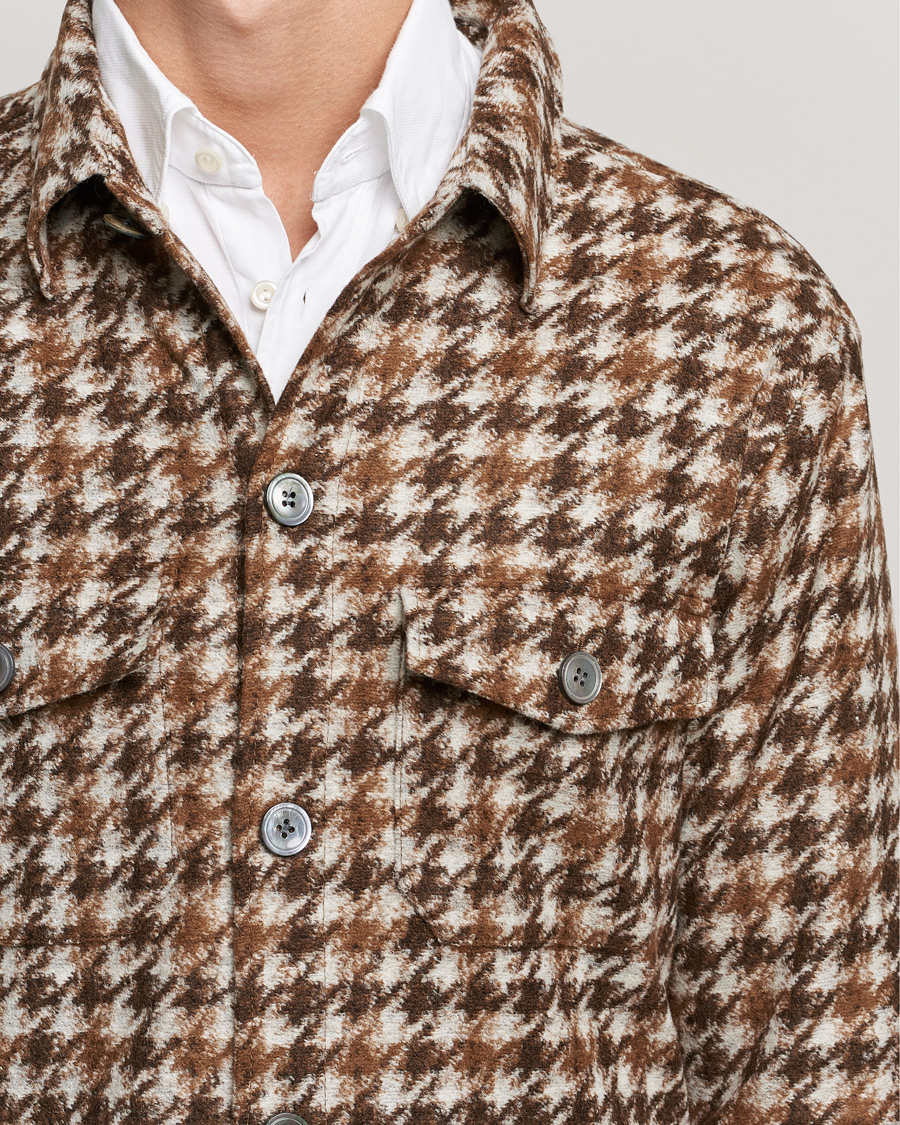 Heren | Overhemden | Oscar Jacobson | Milron Shirt Jacket Brown