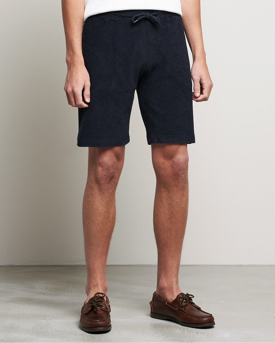 Heren | Broeken | Oscar Jacobson | Ellory Terry Shorts Night Blue